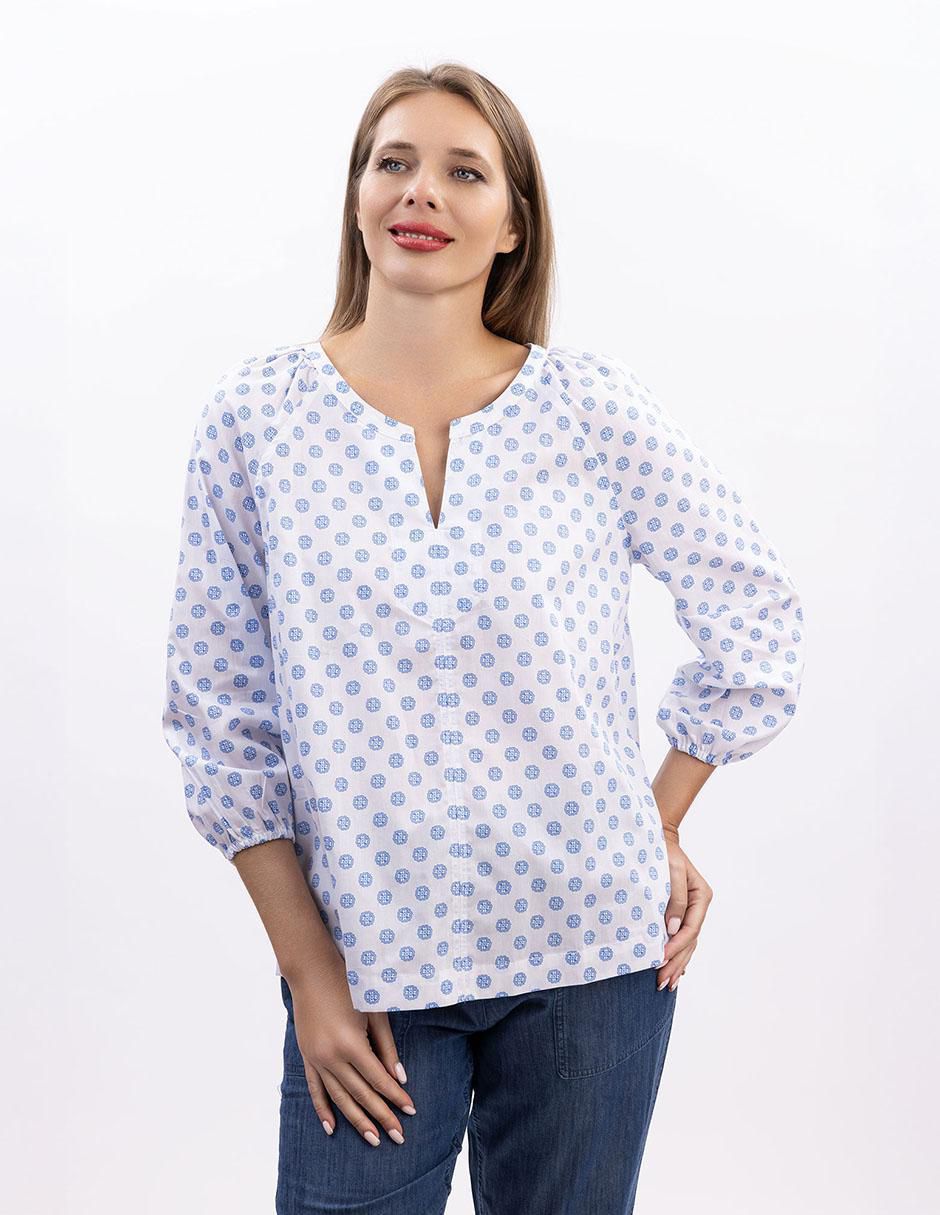 Blusa manga 3/4 para mujer Blusa manga 3/4 para mujer