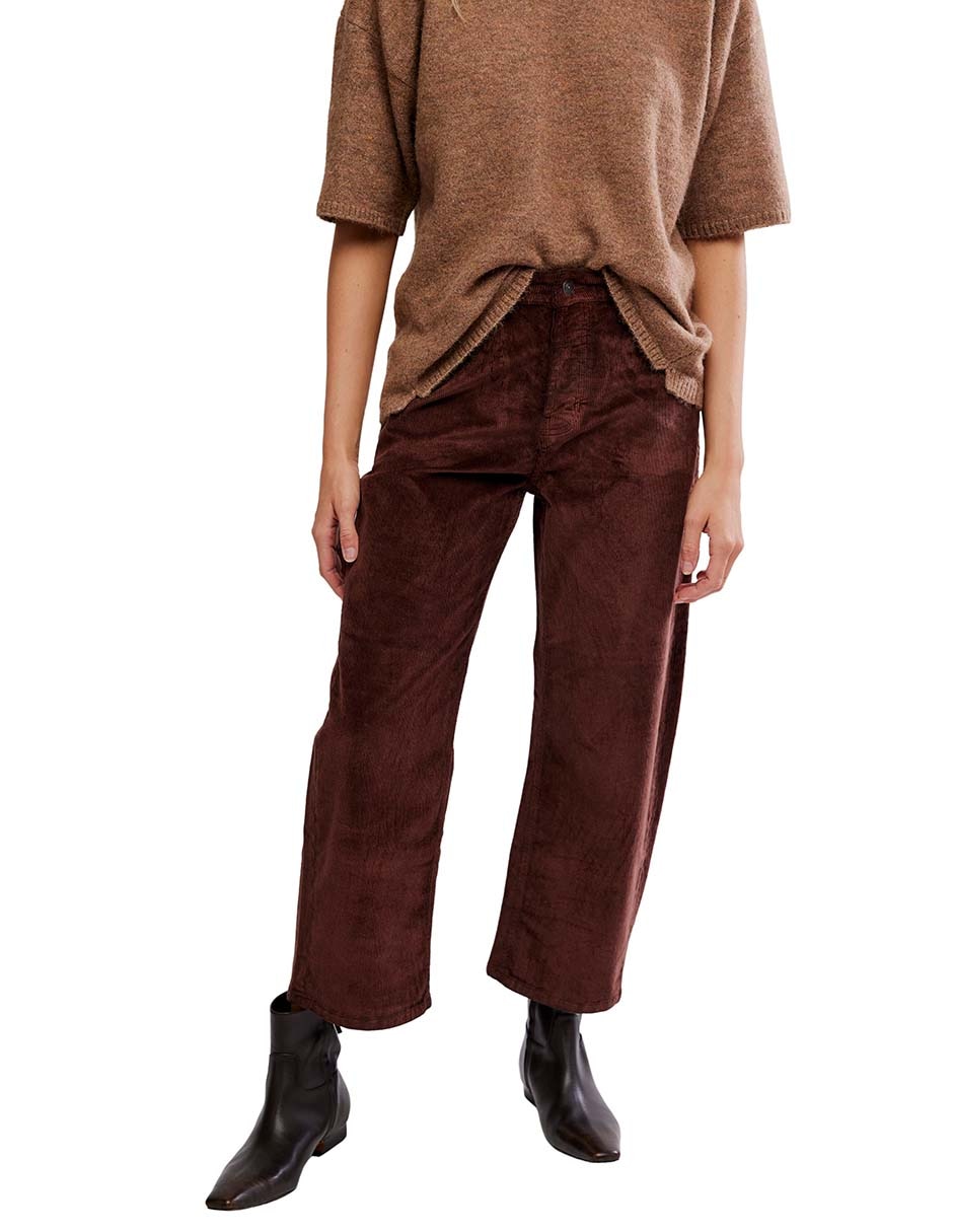 Pantalón coulotte regular para mujer