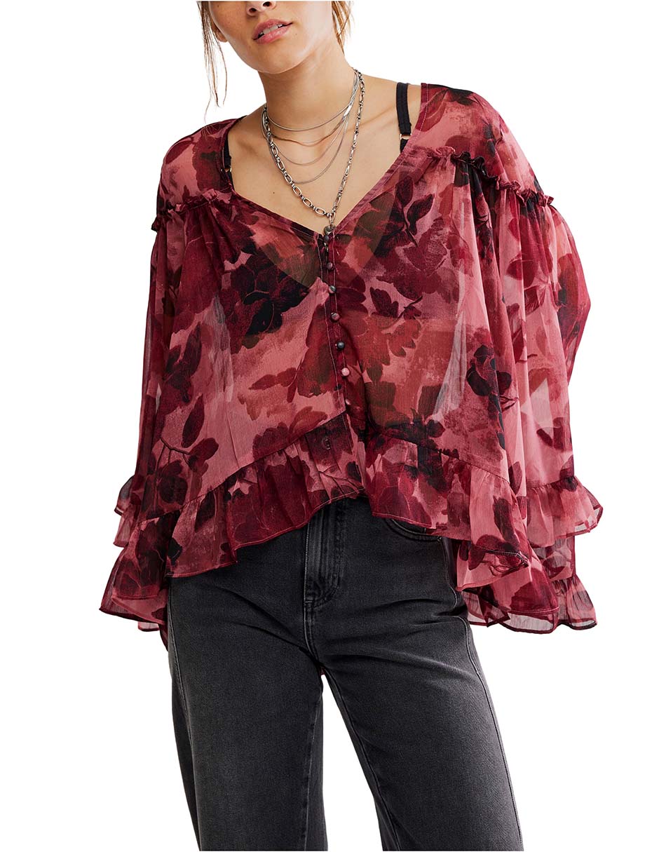 Blusa manga larga para mujer 1