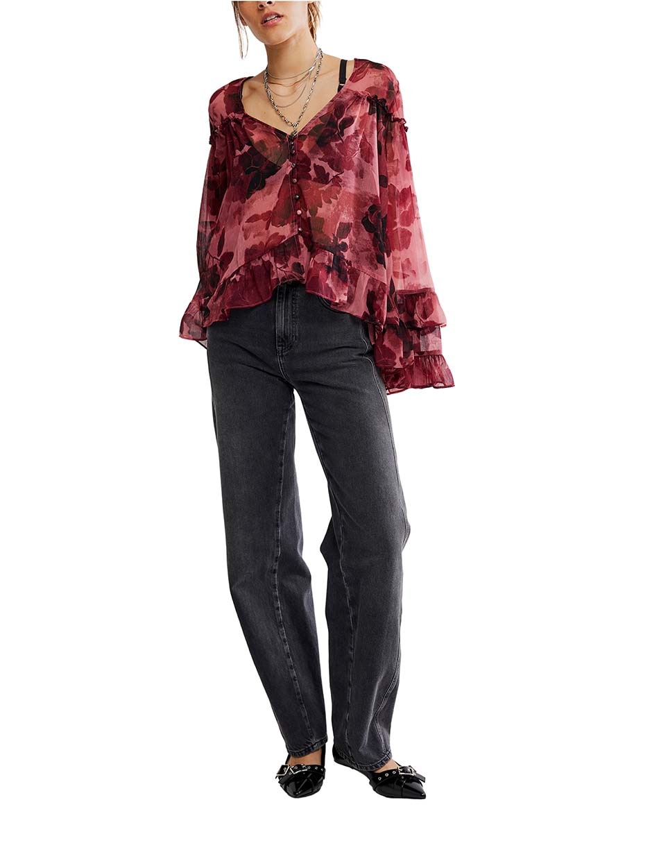 Blusa manga larga para mujer 3