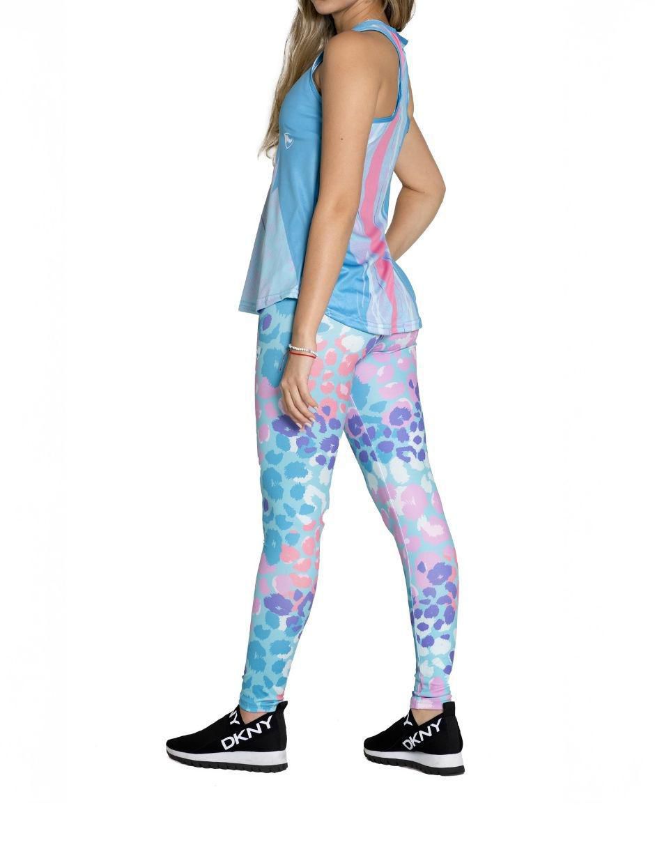 Legging cintura alta con elástico para mujer 4