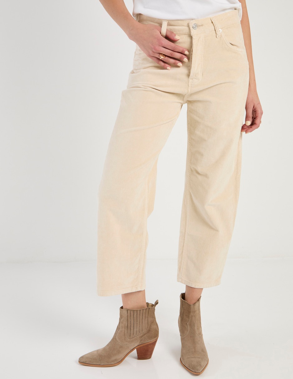 Pantalón carpenter wide leg para mujer