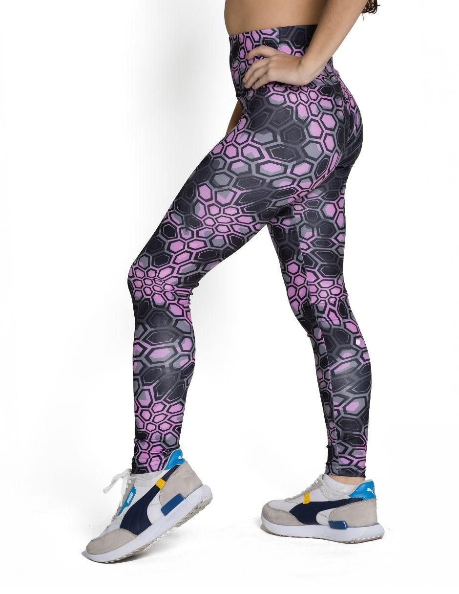 Legging a la cintura alta con elástico para mujer 2