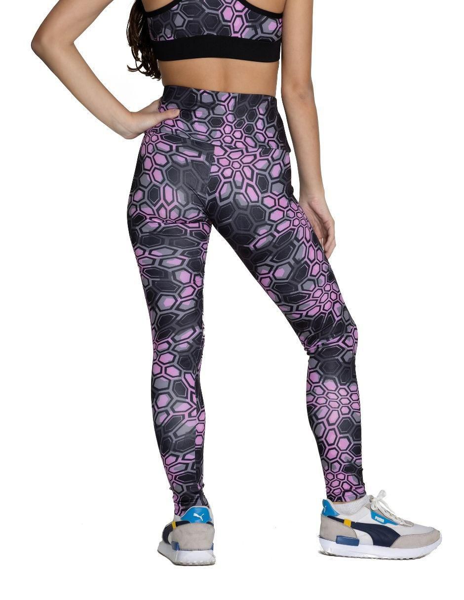 Legging a la cintura alta con elástico para mujer 4