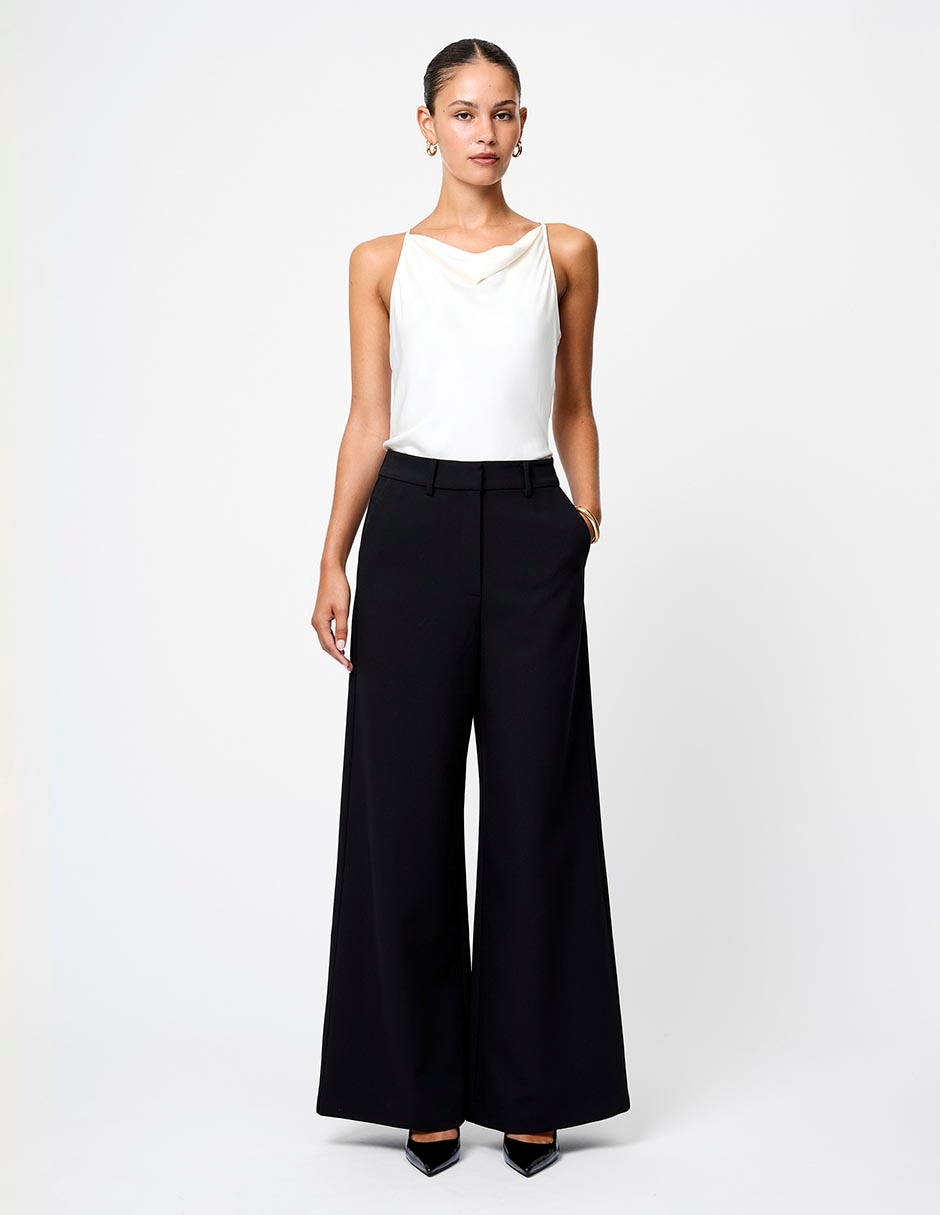 Pantalón relaxed amplio para mujer 4