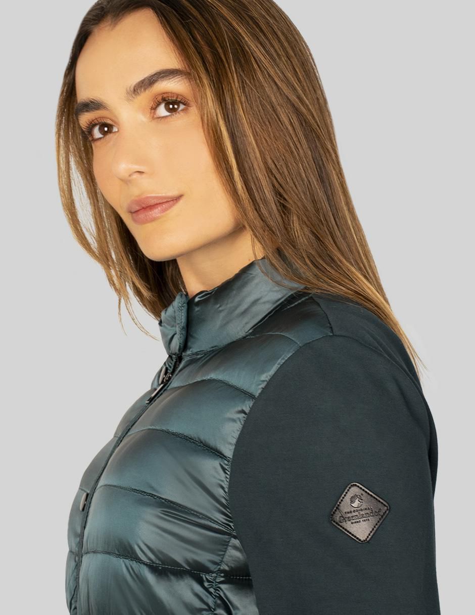 "chamarra" acolchada greenlander no impermeable "de" poliéster "para mujer"