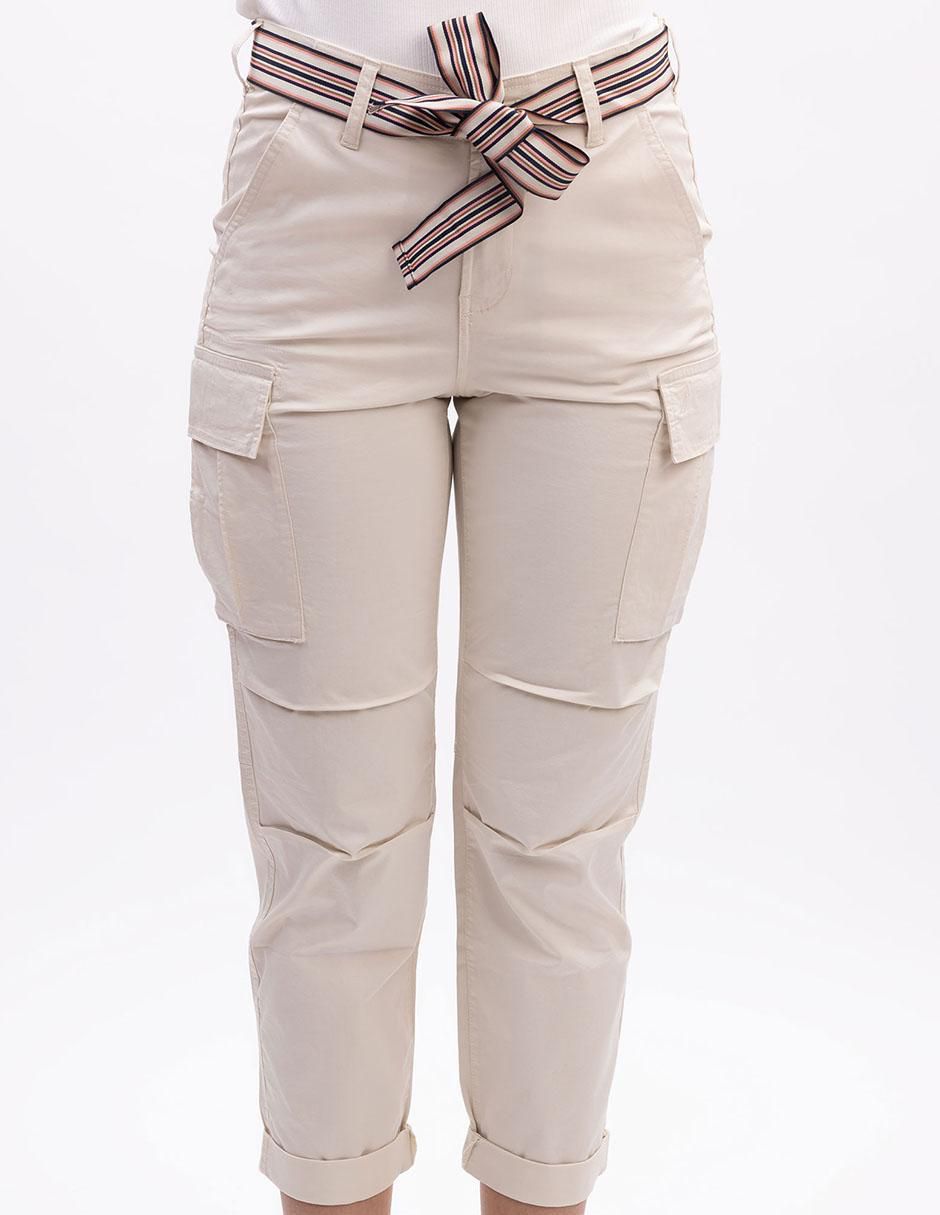 Pantalón cargo ajustado para mujer 4