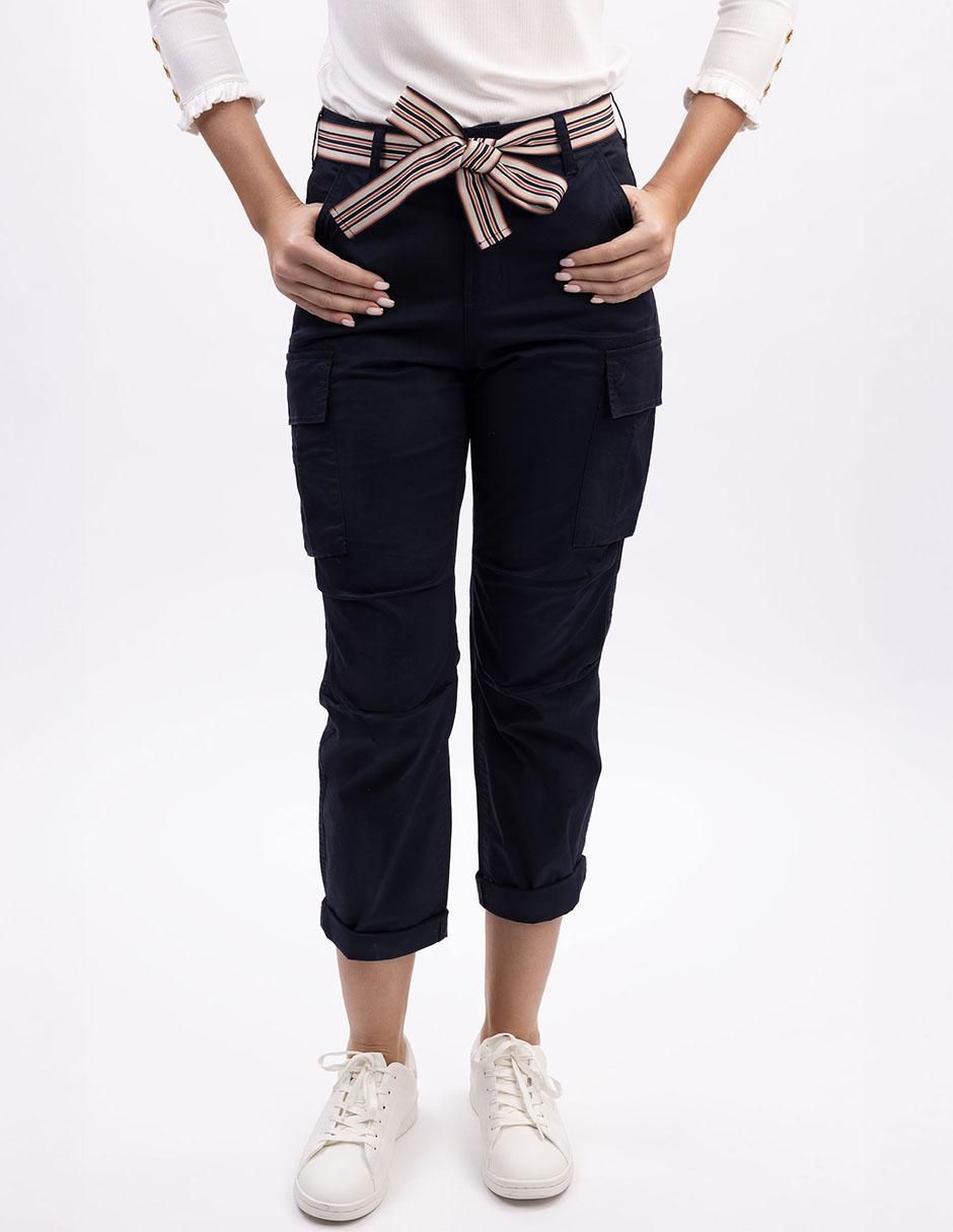 Pantalón cargo ajustado para mujer