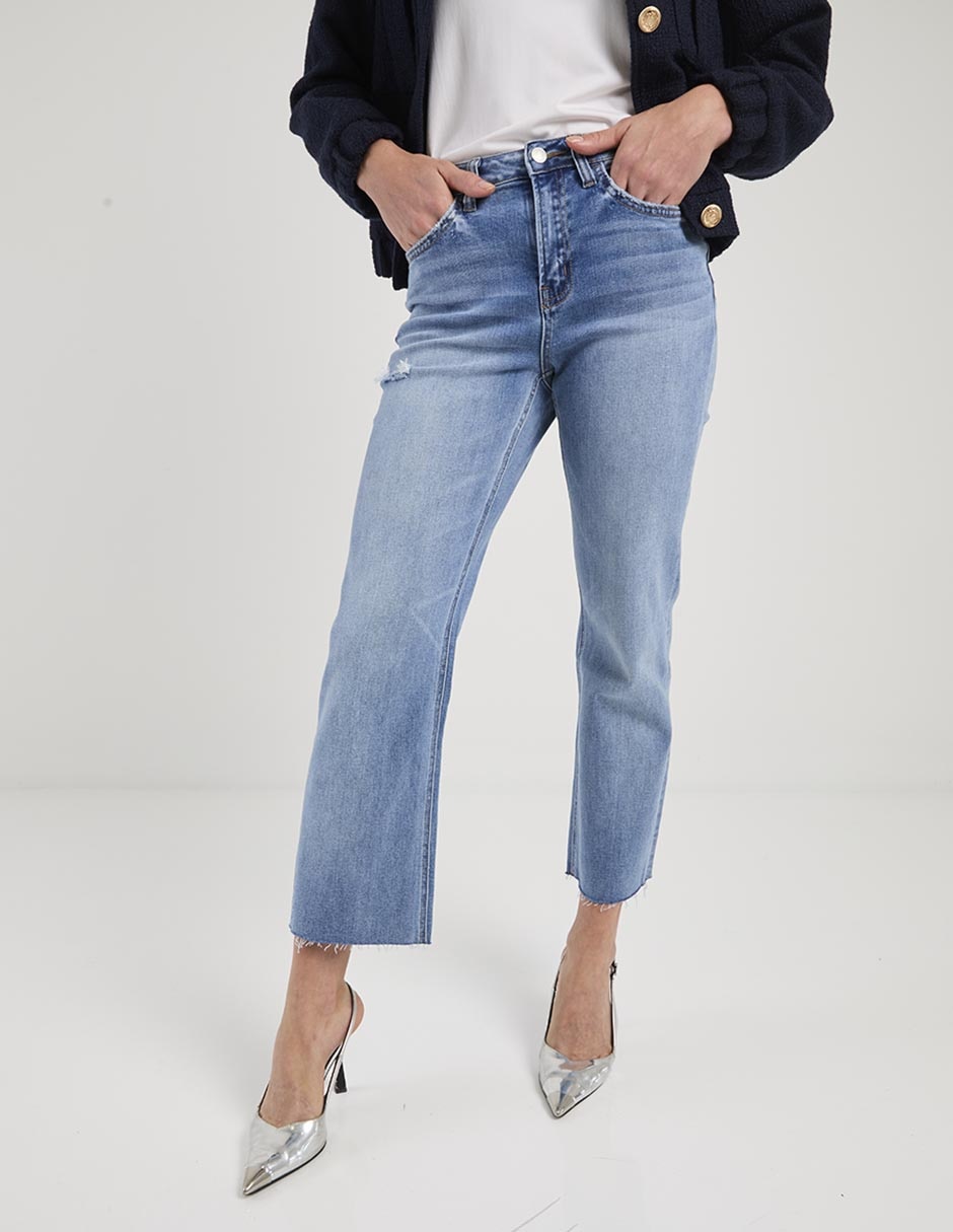 Jeans straight para mujer