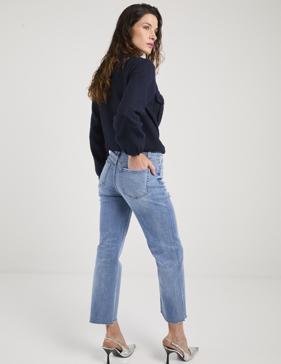 Jeans straight para mujer 2