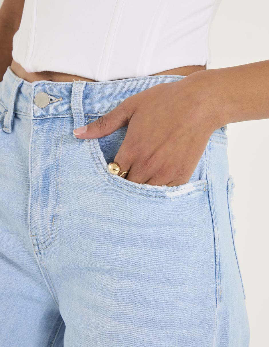 Jeans amplio para mujer 4
