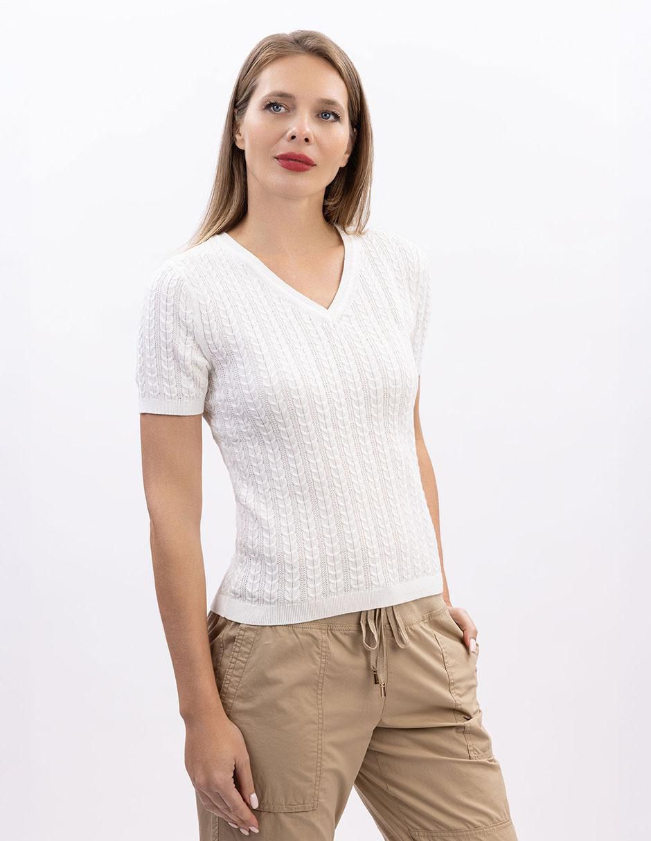 Blusa manga corta para mujer 2