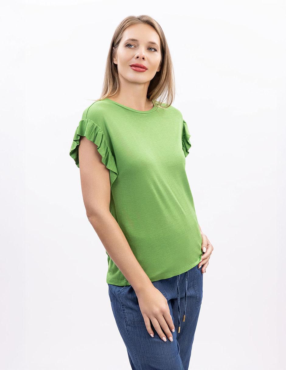 Blusa manga corta para mujer 2