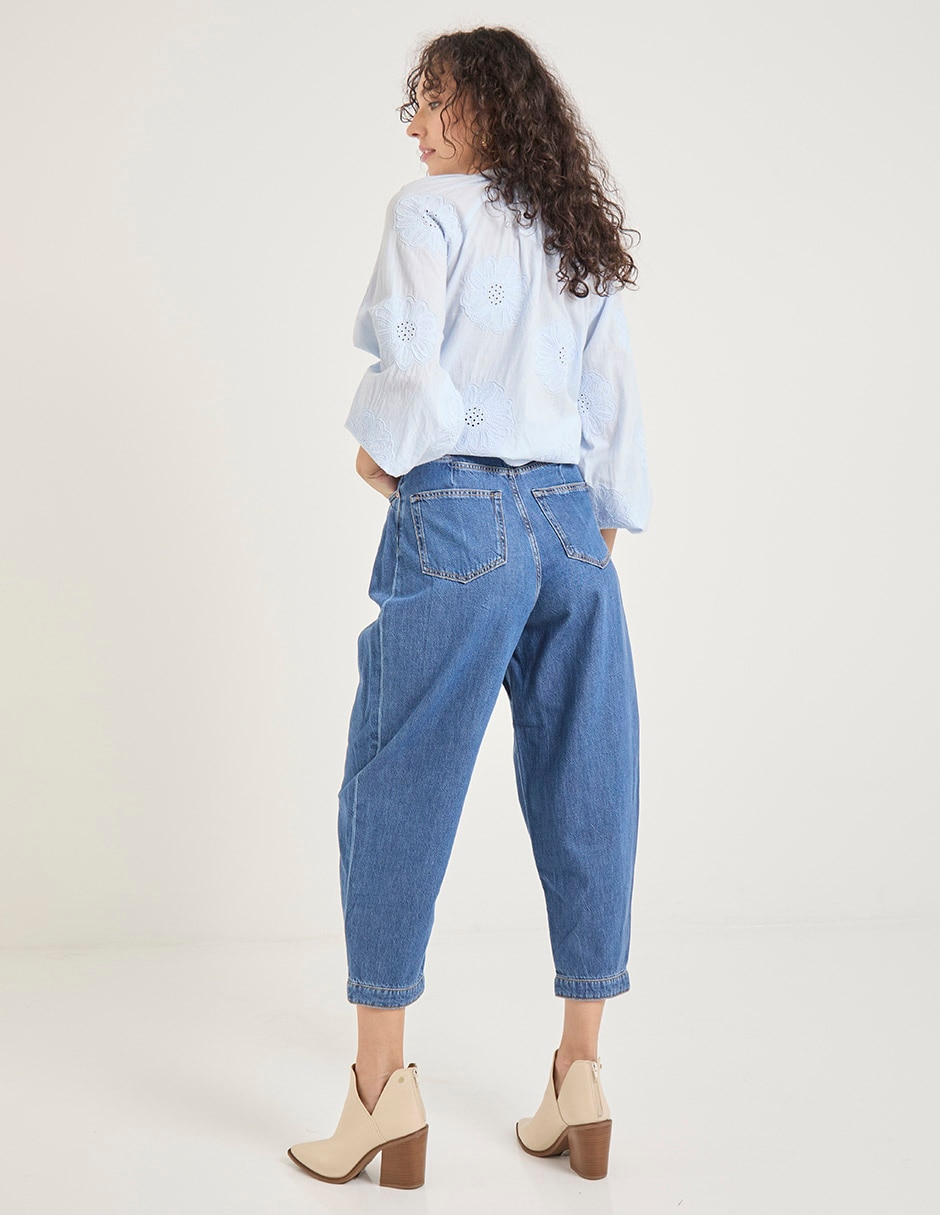 Jeans straight para mujer 2