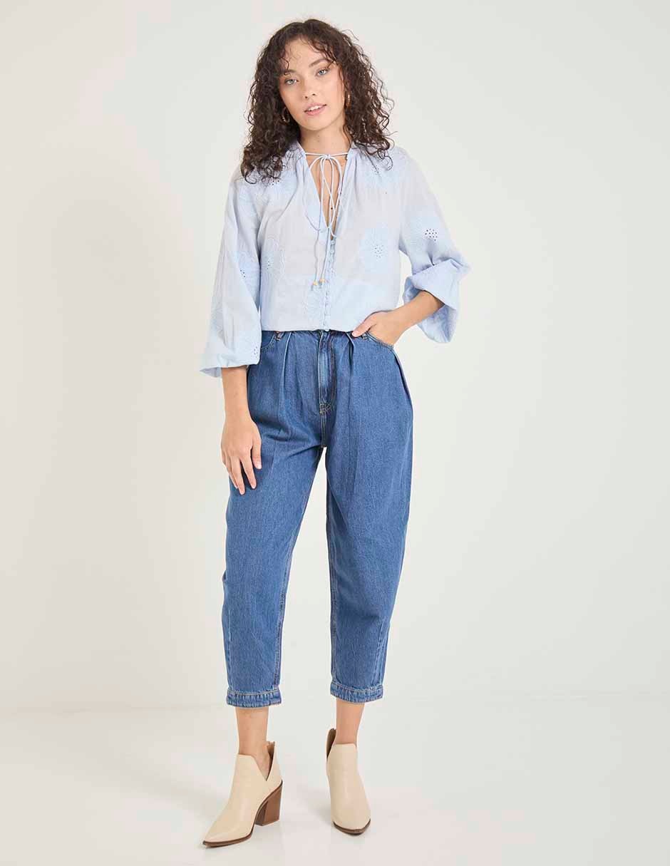 Jeans straight para mujer 3