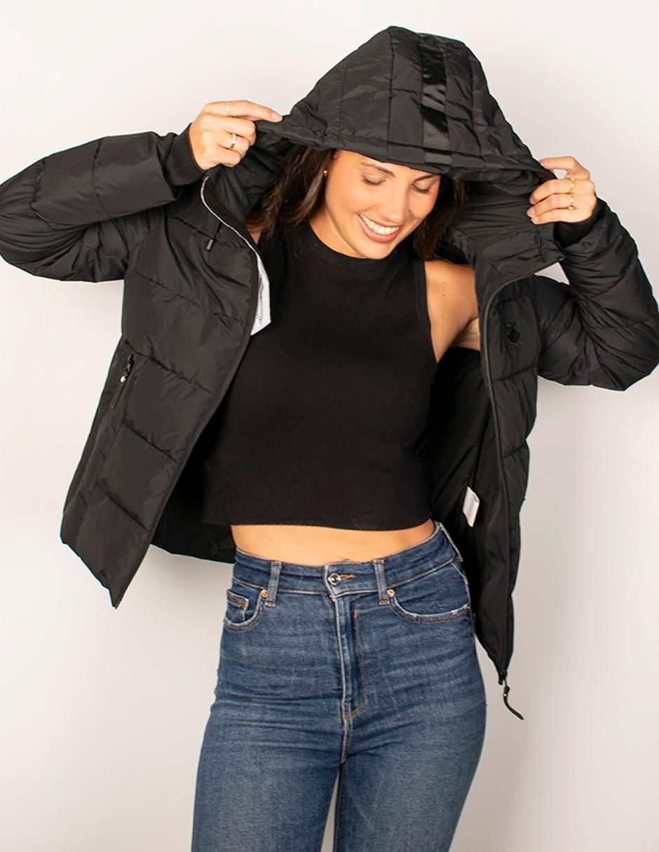 Chamarra acolchada greenlander para mujer