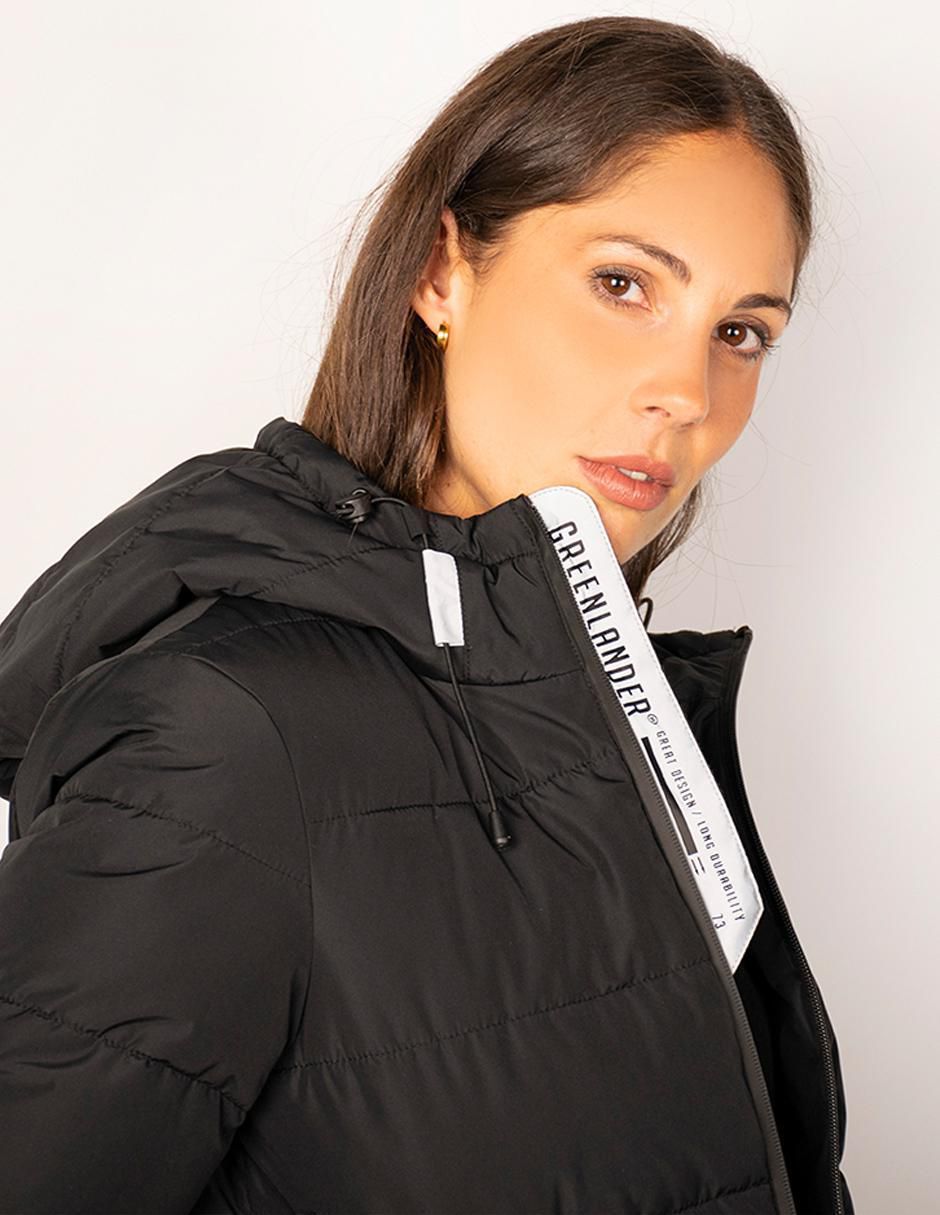 Chamarra acolchada greenlander para mujer