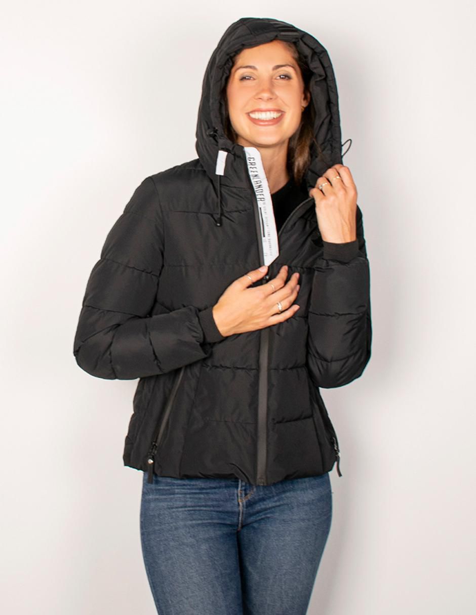 Chamarra acolchada greenlander para mujer