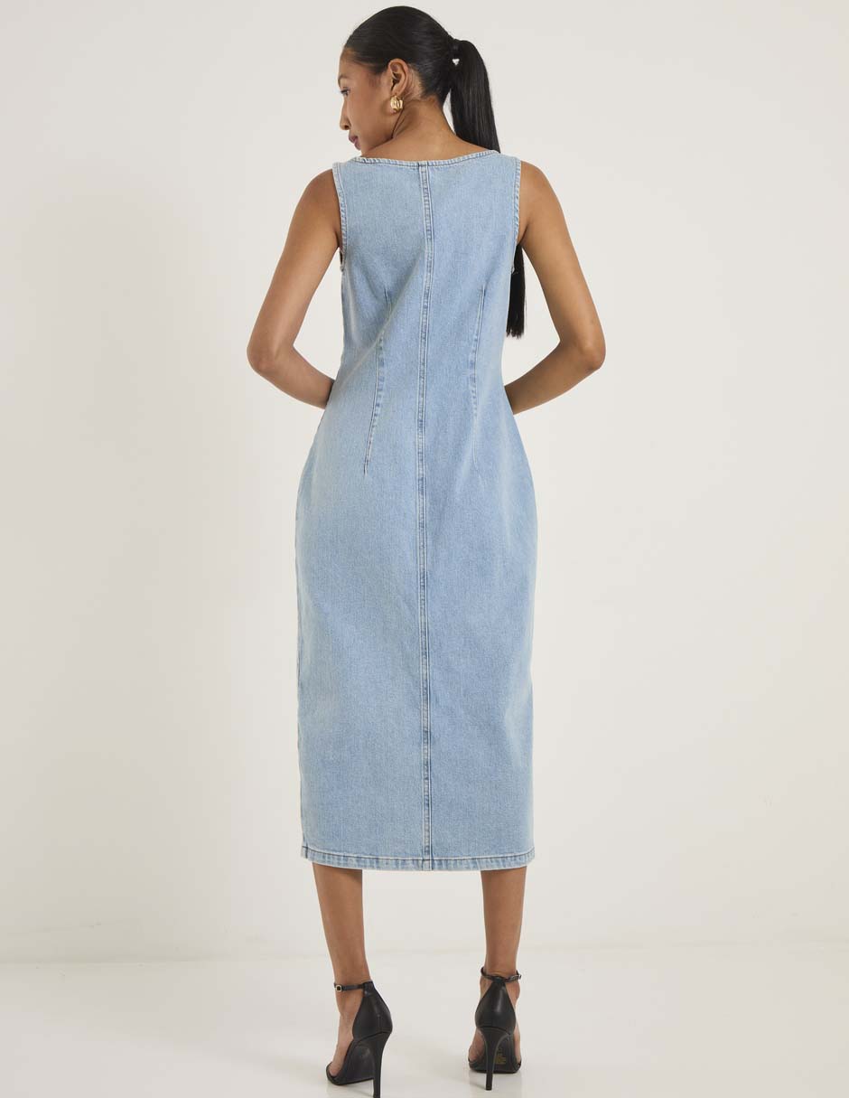 Vestido midi casual para mujer 2