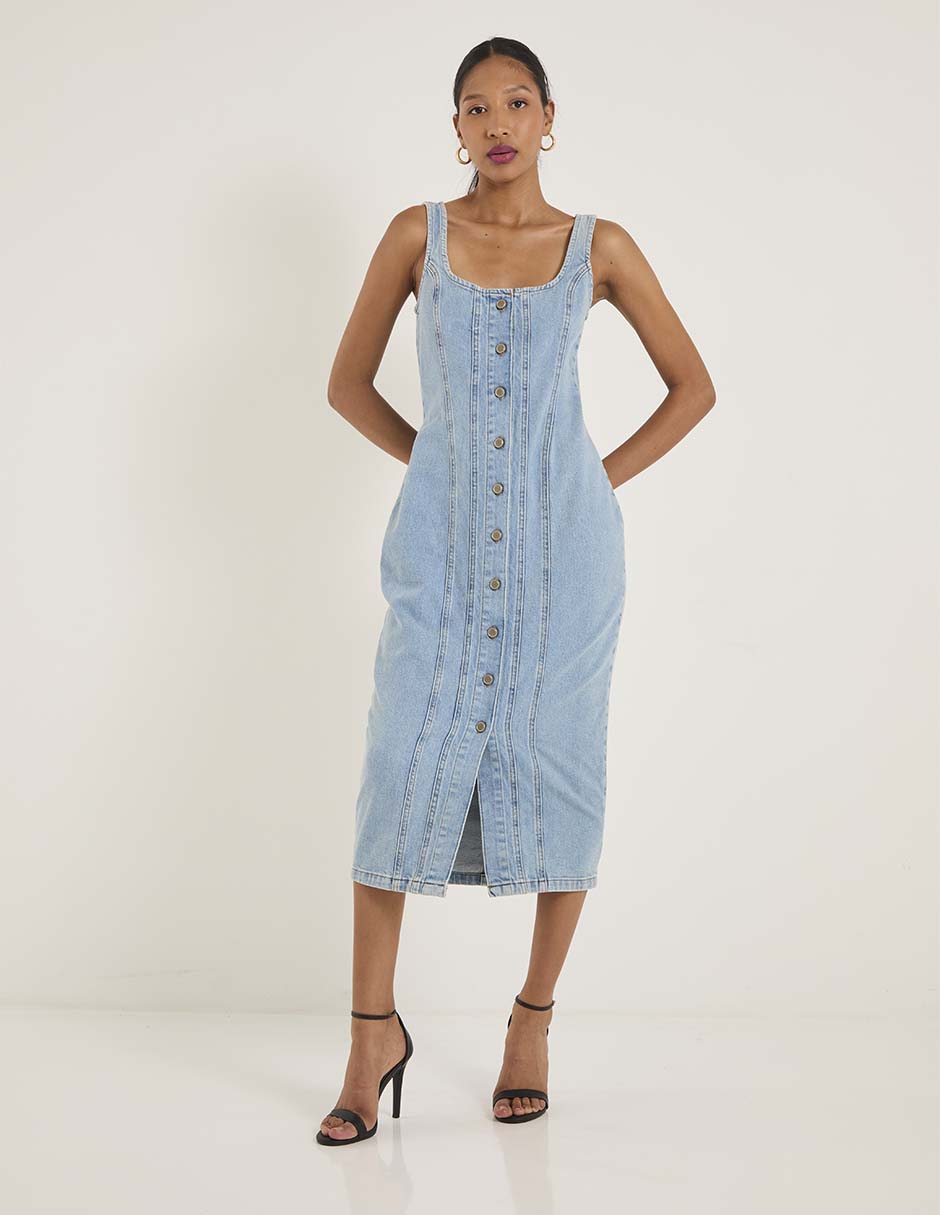 Vestido midi casual para mujer 3