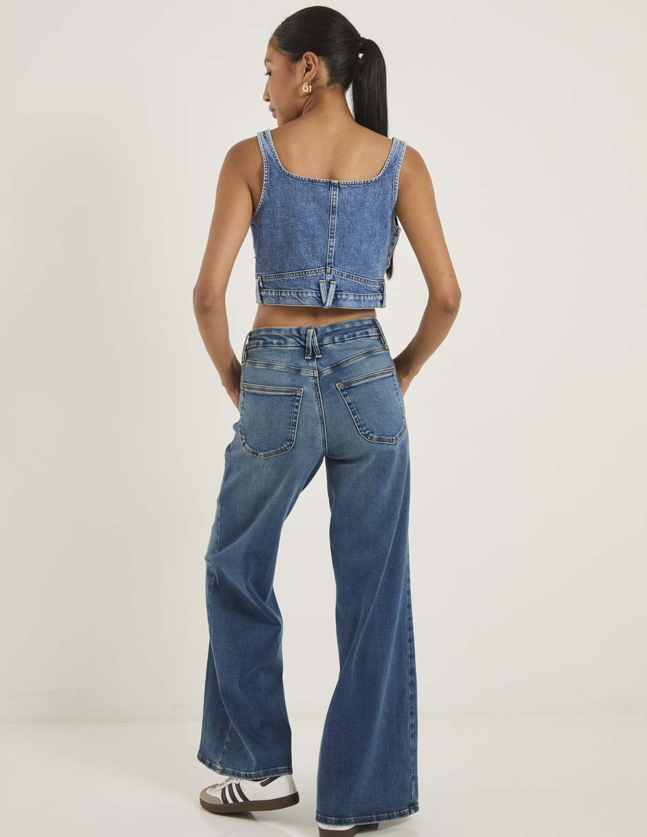 Jeans amplio Good American para mujer 5