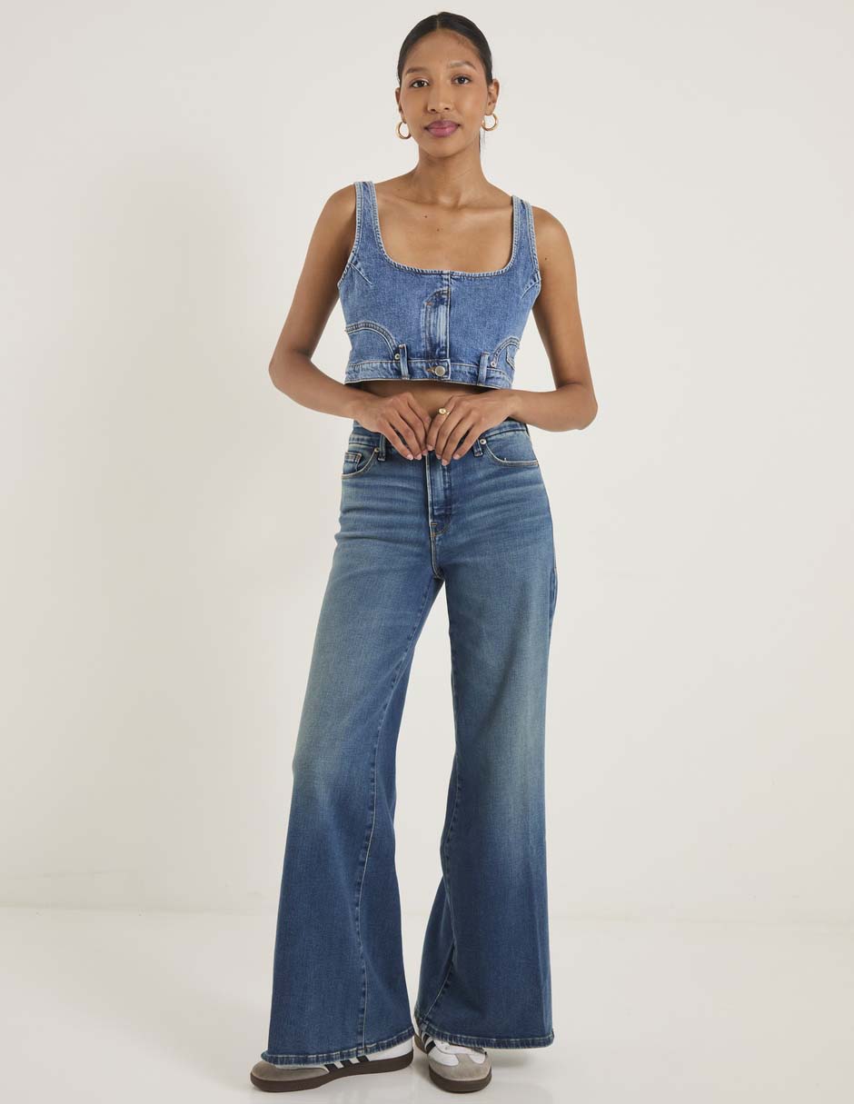 Jeans amplio Good American para mujer 6