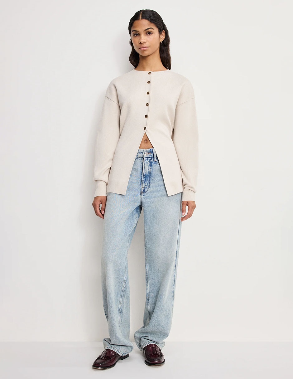 Suéter cuello redondo para mujer 4