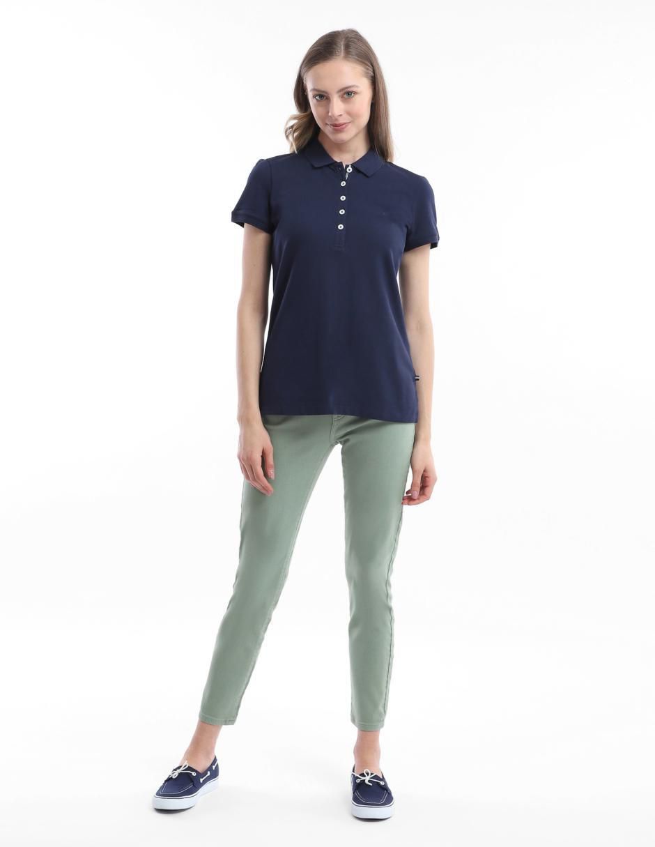 Playera tipo polo para mujer 4