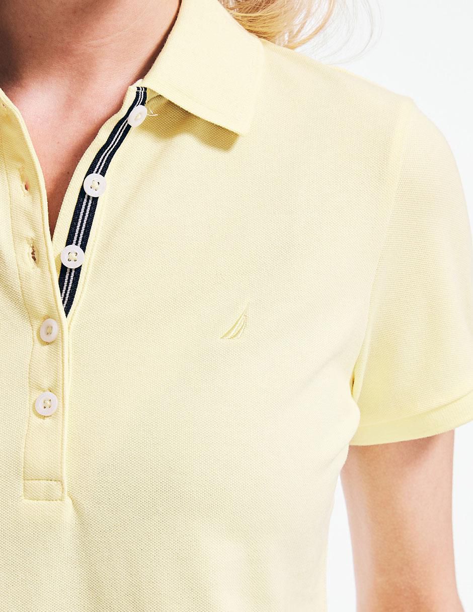 Playera tipo polo para mujer
