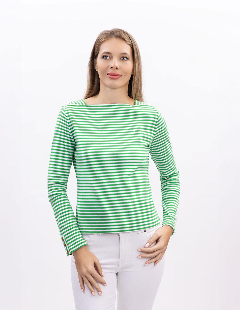 Blusa manga larga para mujer