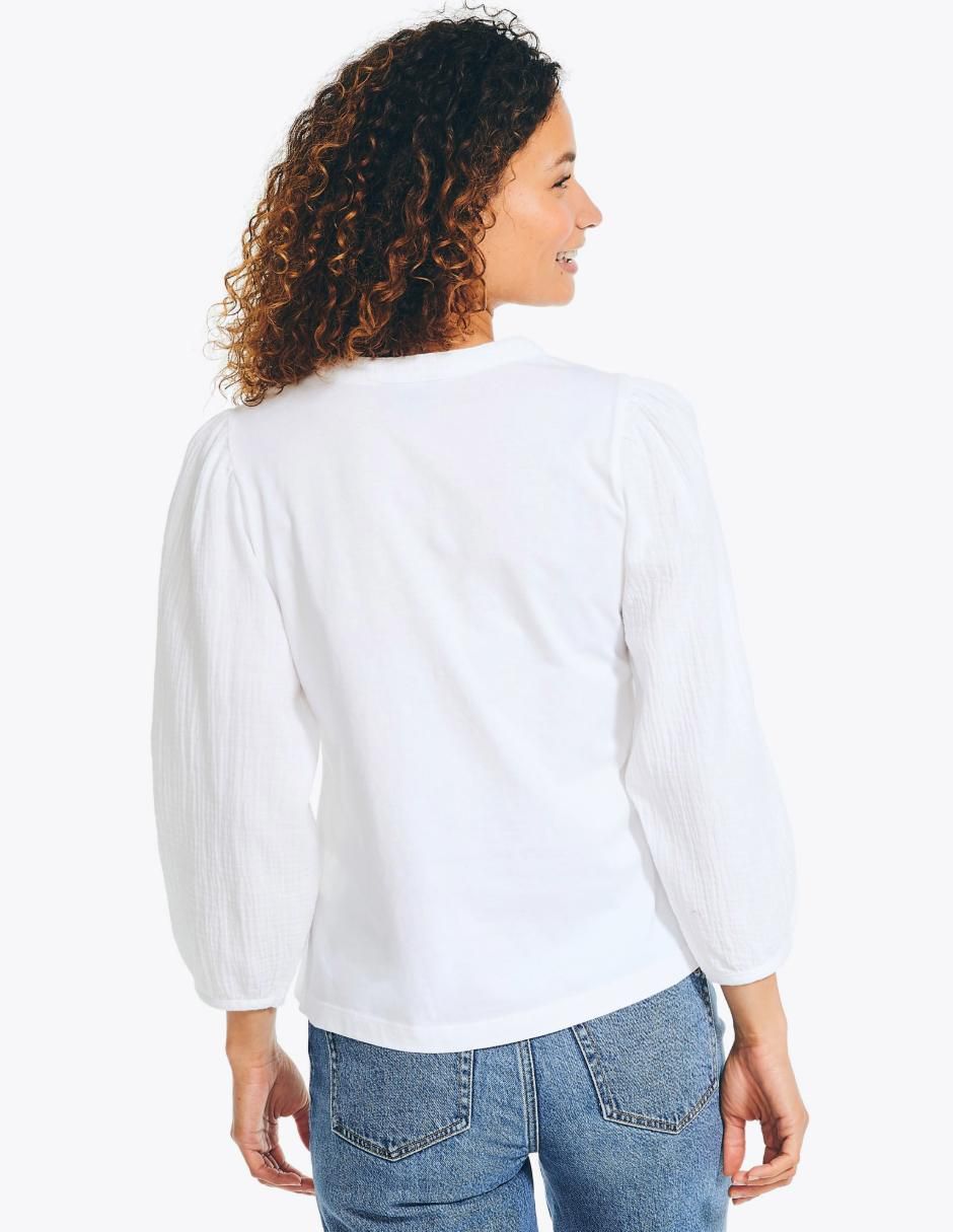 Blusa manga 3/4 para mujer 4