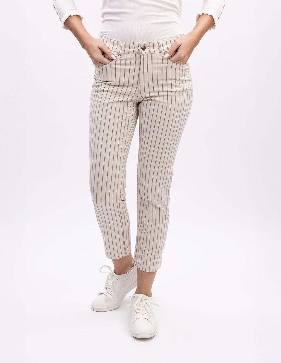 Pantalón capri slim para mujer Pantalón capri slim para mujer