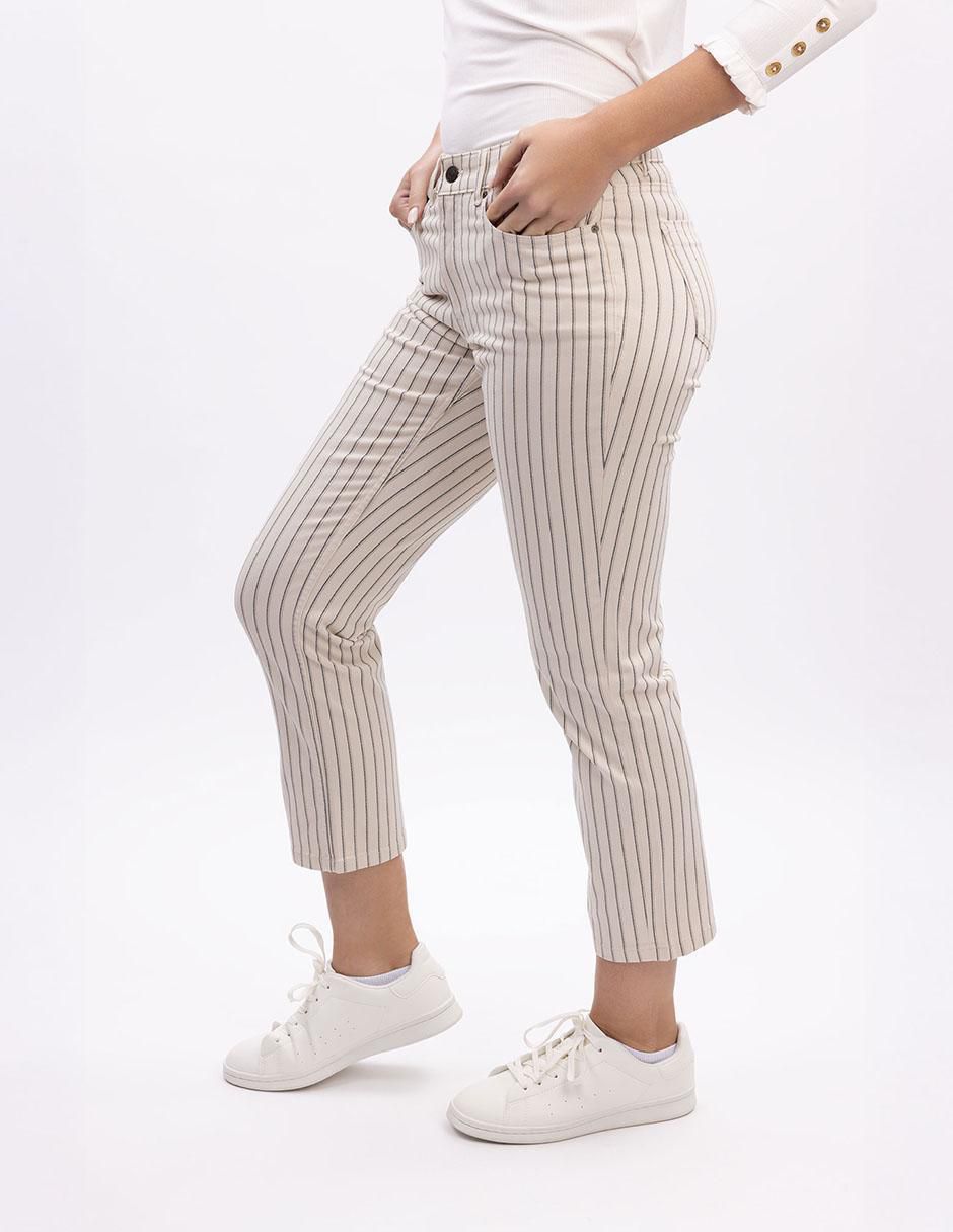 Pantalón capri slim para mujer 2