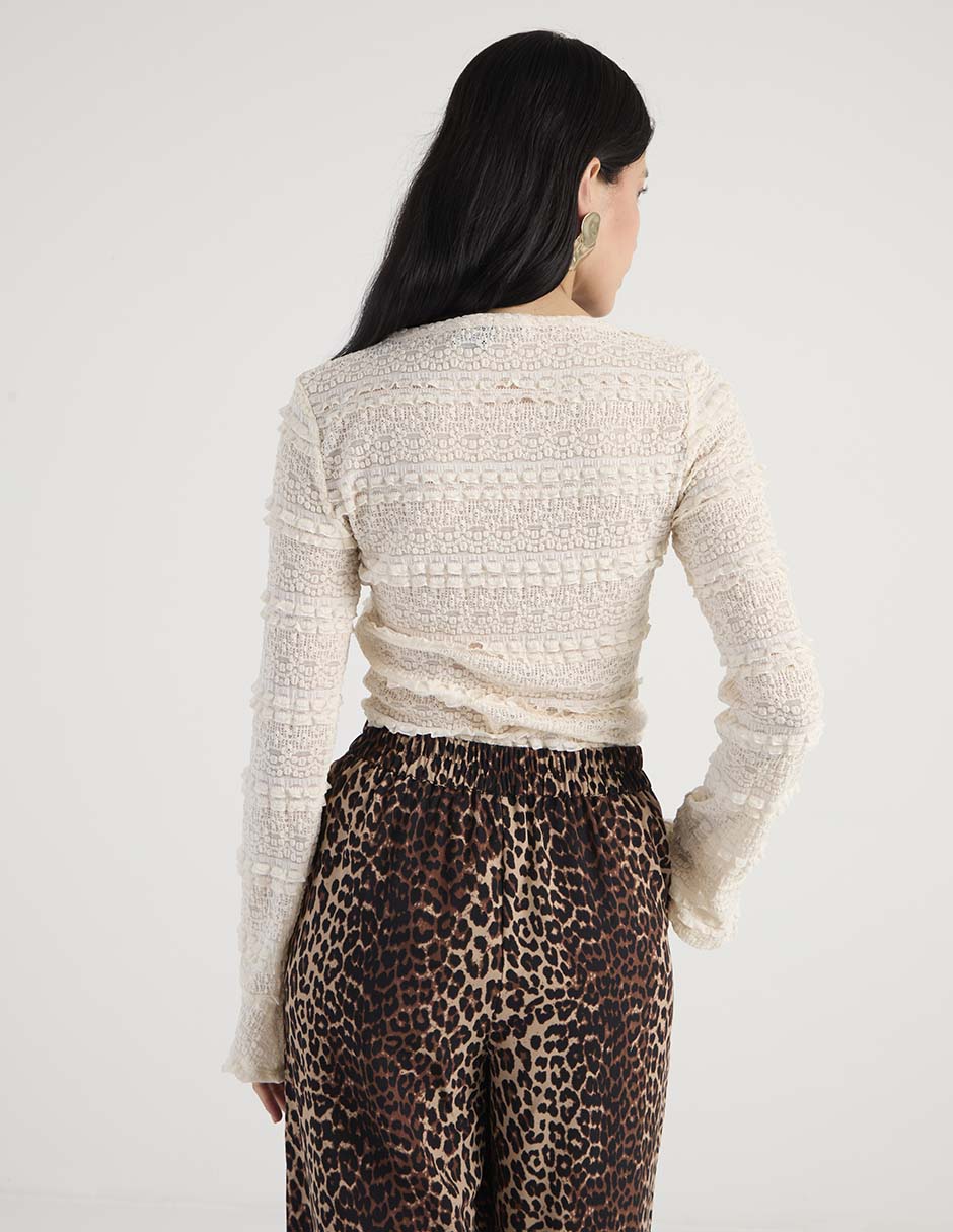 Blusa manga larga para mujer 2