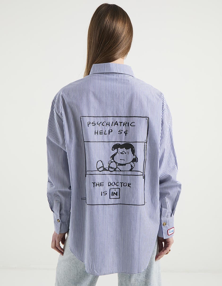 Camisa de algodón manga larga para mujer 2