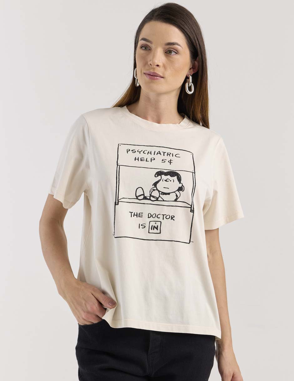 Playera manga larga cuello redondo para mujer