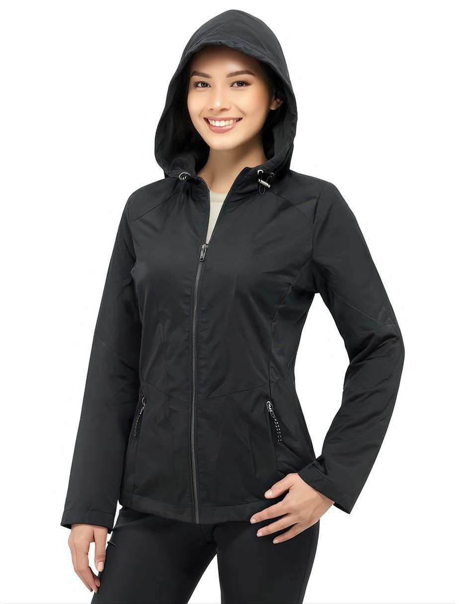 Chamarra casual impermeable para mujer 2