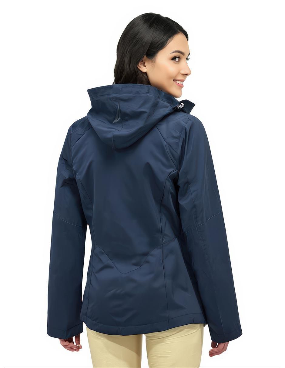 Chamarra casual impermeable para mujer 3
