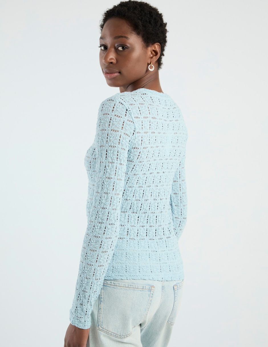 Blusa manga larga para mujer 6