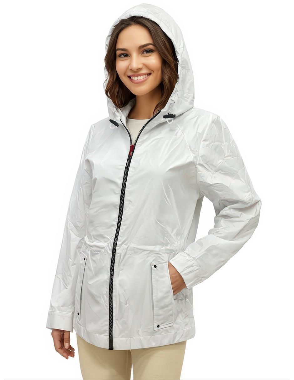 Chamarra casual impermeable para mujer 3