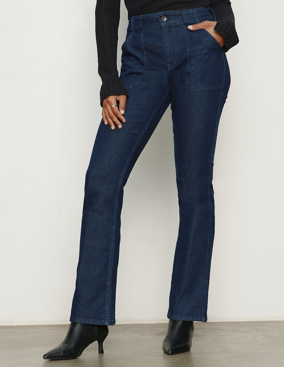 Jeans bota para mujer