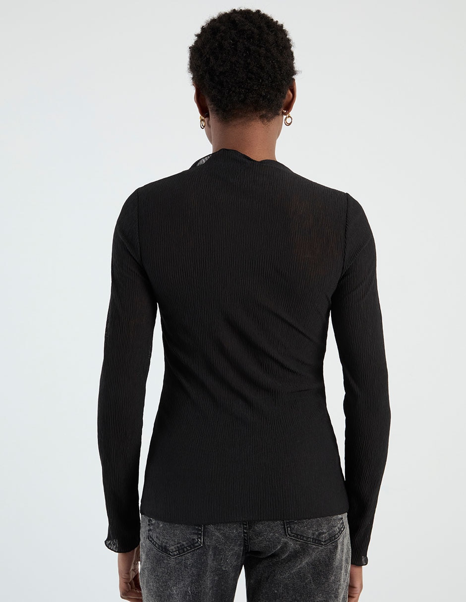 Blusa manga larga para mujer 6