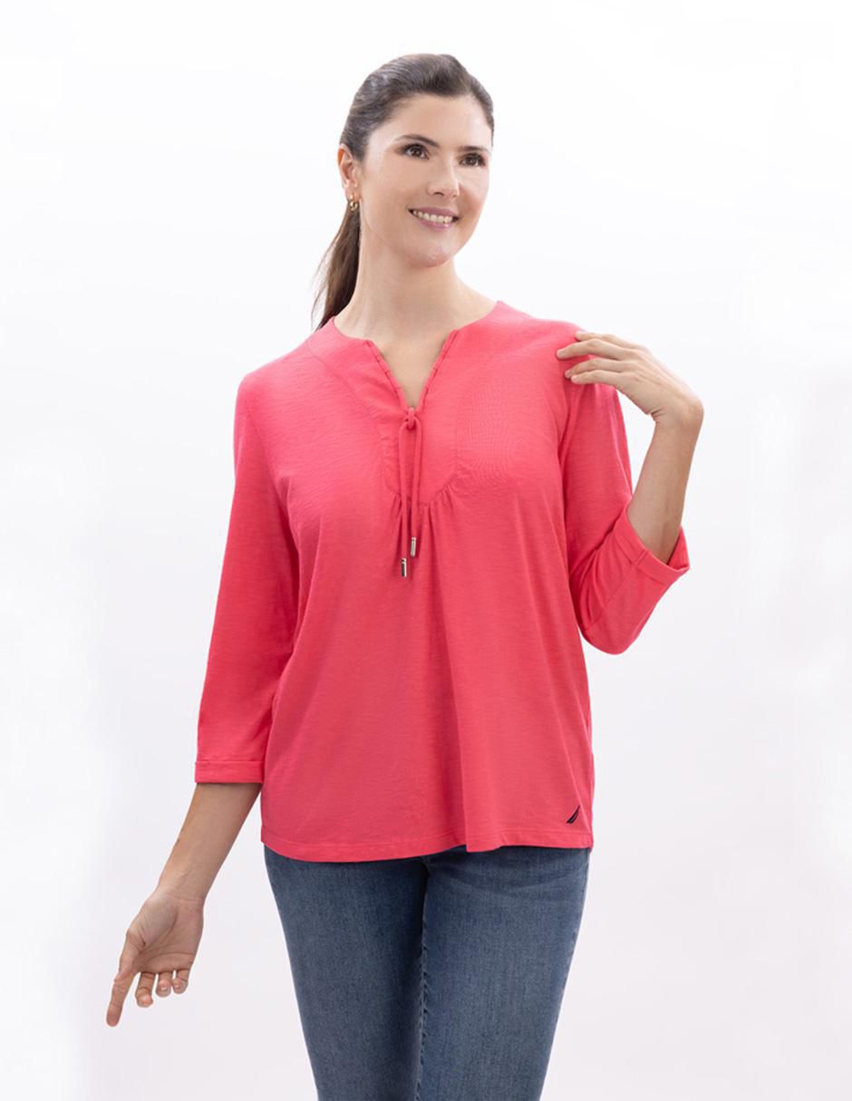Blusa manga 3/4 para mujer Blusa manga 3/4 para mujer