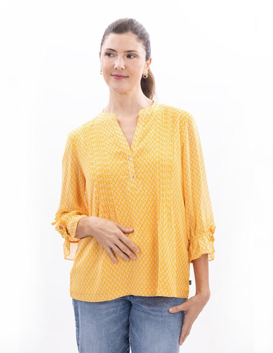 Blusa manga 3/4 para mujer Blusa manga 3/4 para mujer