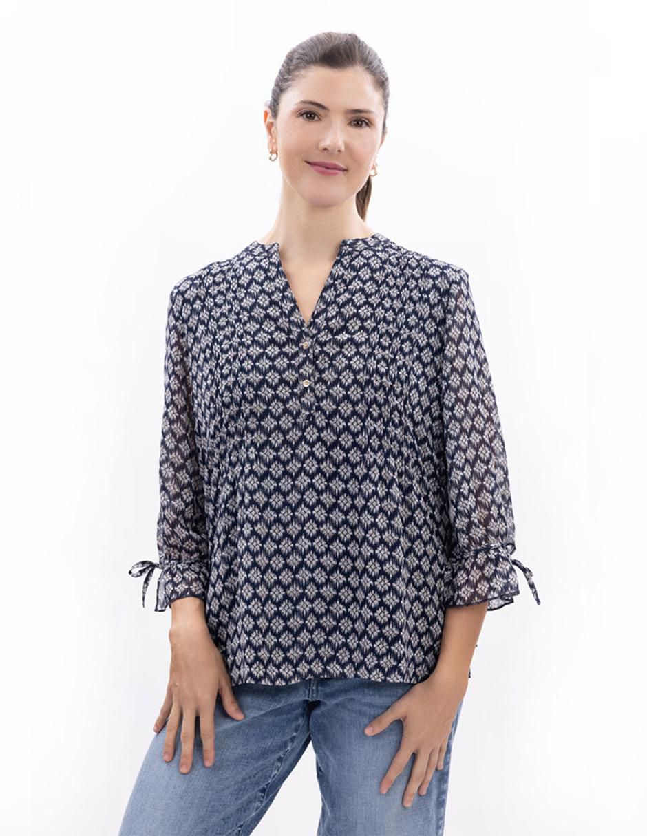 Blusa manga 3/4 para mujer Blusa manga 3/4 para mujer
