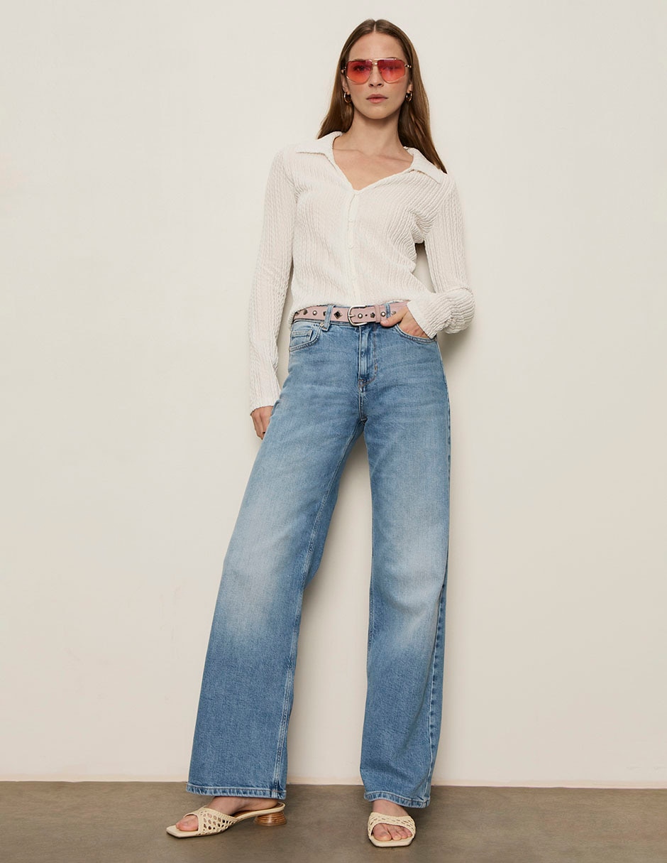 Blusa manga larga para mujer 3