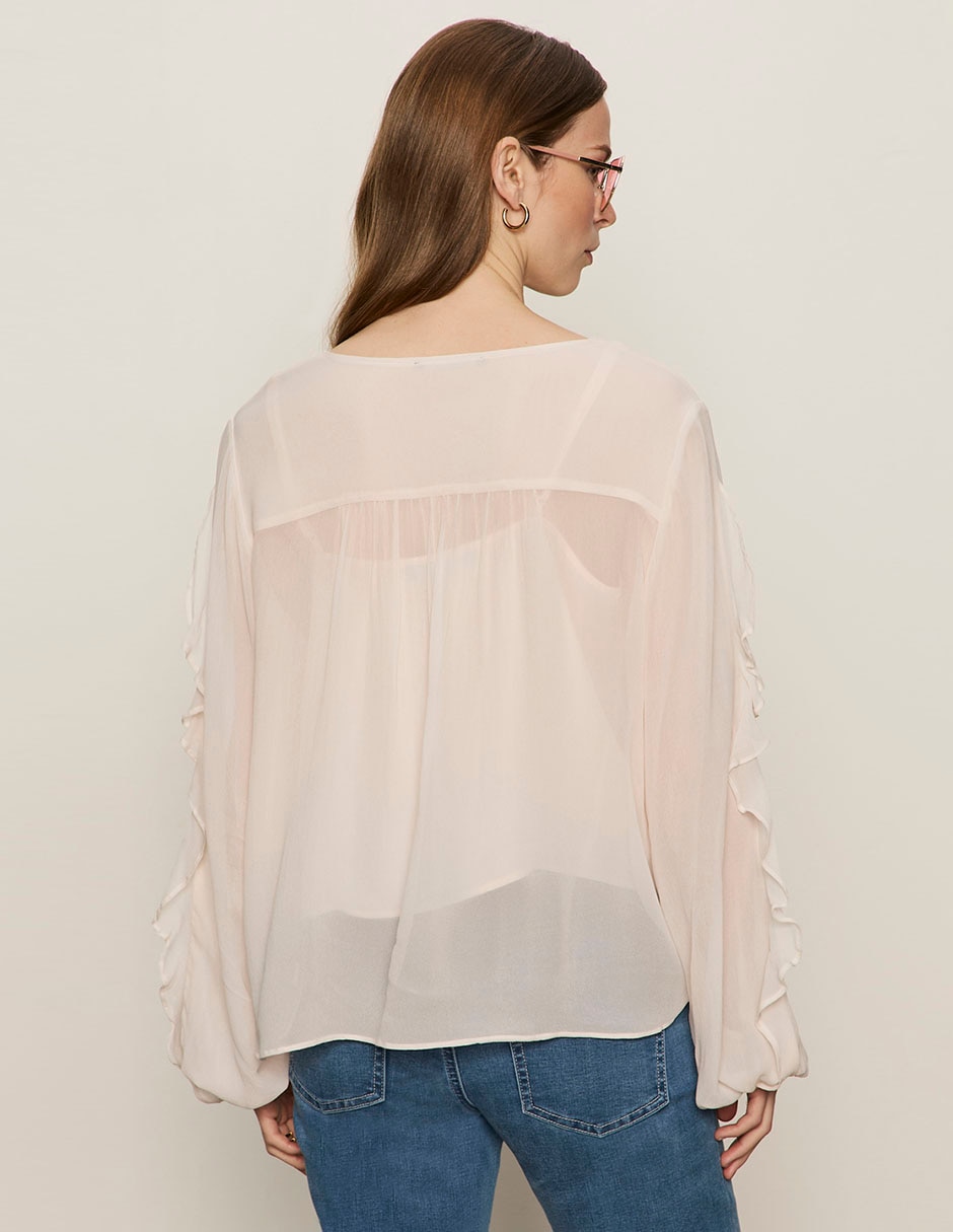 Blusa manga larga para mujer 3