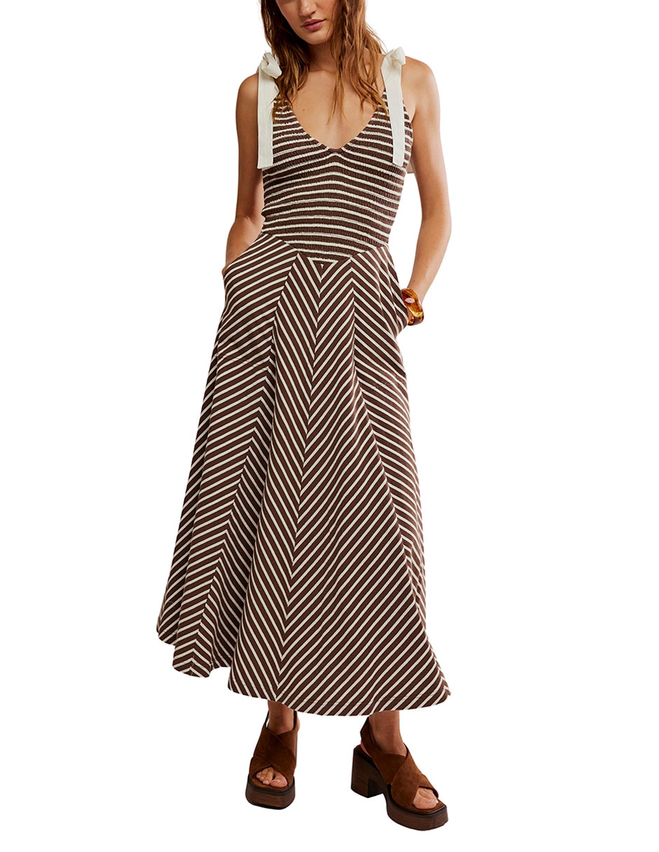 Vestido largo casual para mujer