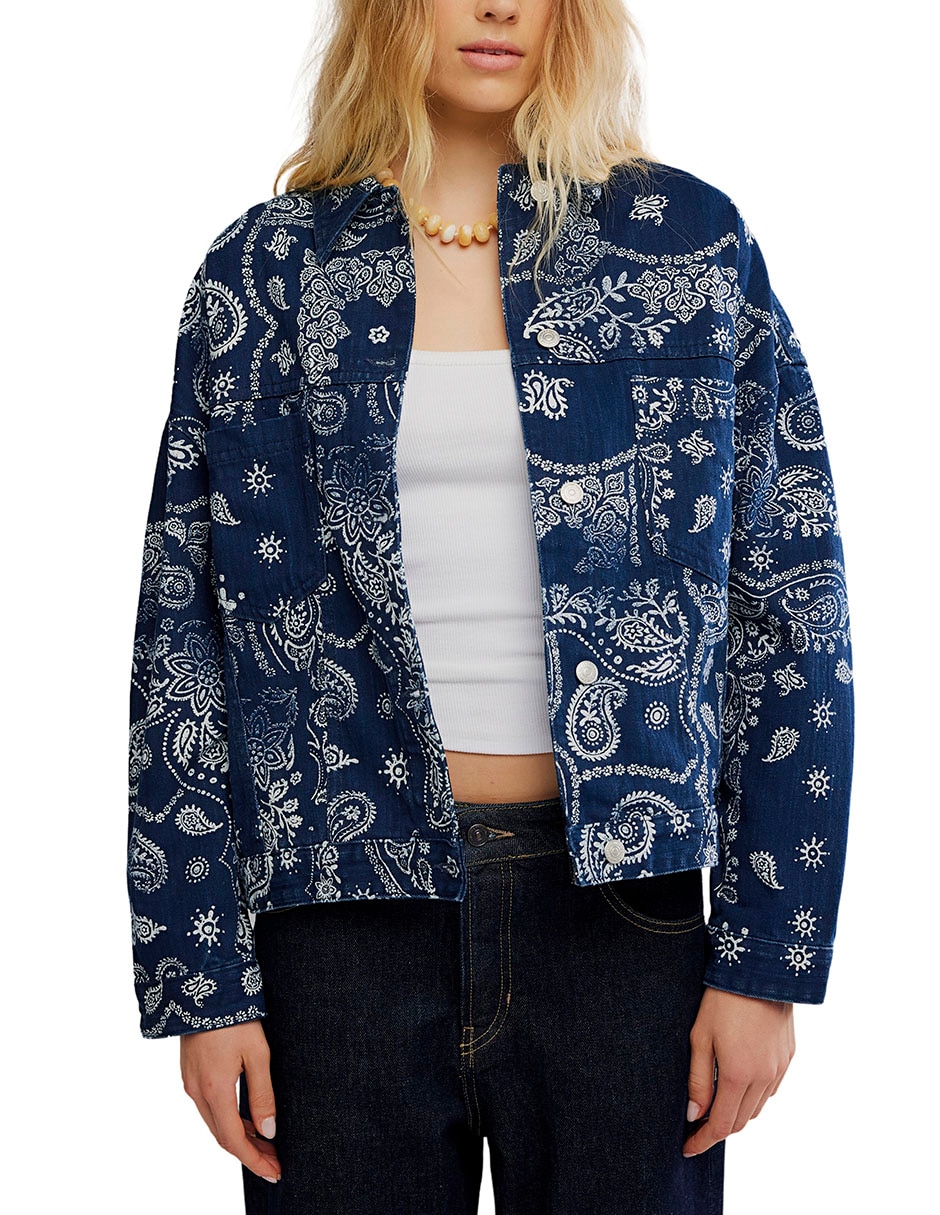 Chamarra denim para mujer