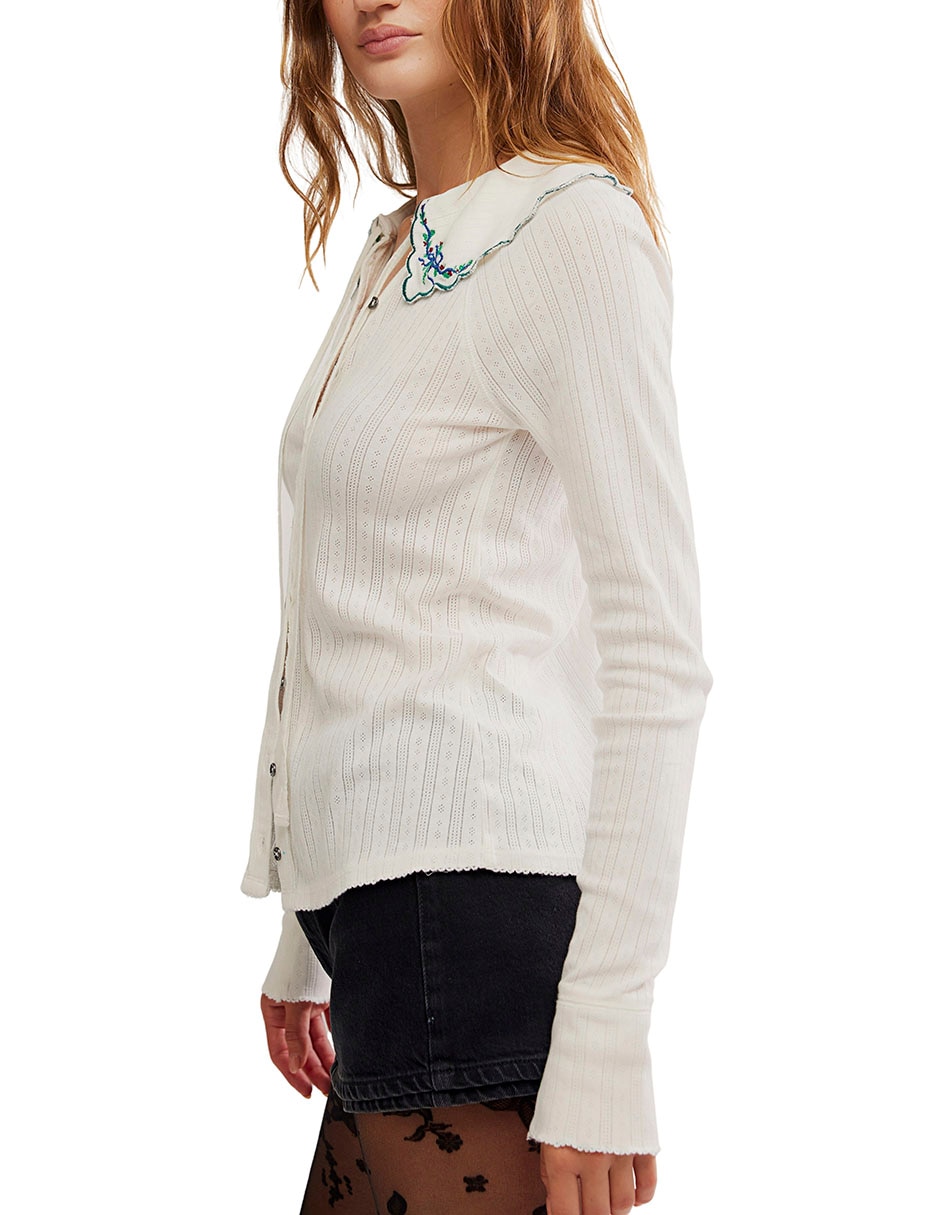 Blusa manga larga para mujer 4